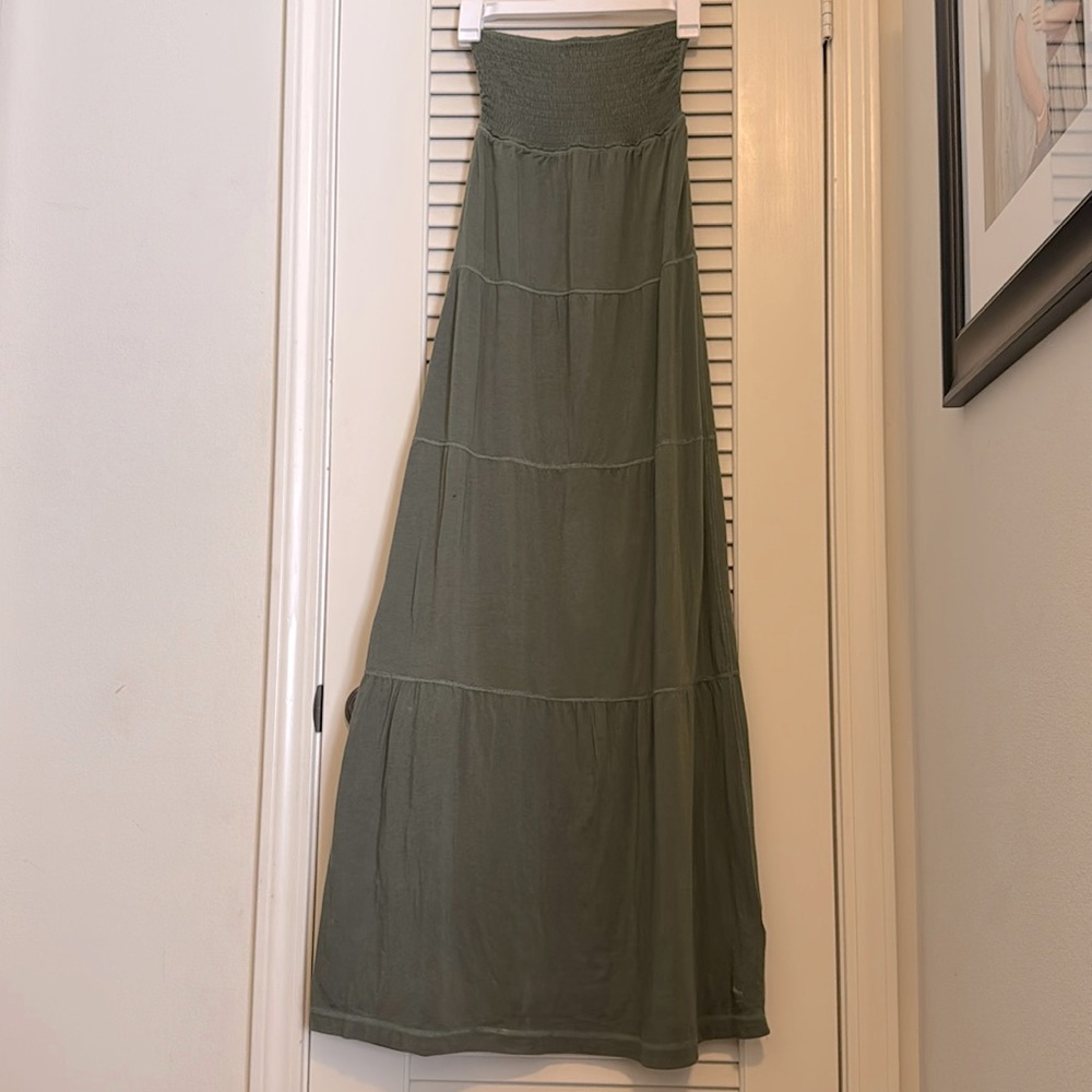 Abercrombie & Fitch Smock Maxi Dress (XS)